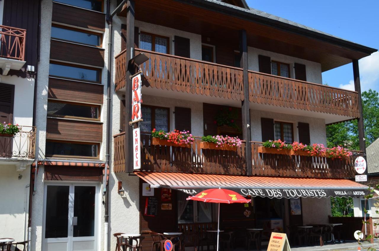 Hotel Les Touristes Abondance Exterior foto